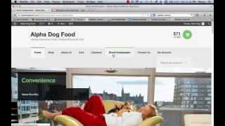 Alpha dog food brand ambassador - overview