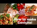 How to make Shrimp and Salmon Ceviche!! (Japanese style) / EASY CEVICHE RECIPE!