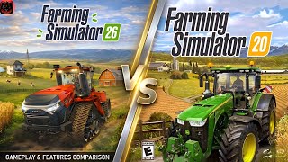 FS20 VS FS26 Mobile! Graphics Comparisons Between Crops , Maps & Animals & Graphics |#SK_GAMING_FS | screenshot 4