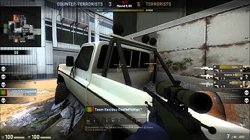 [CS:GO] Cache 3k AWP Clutch!!!