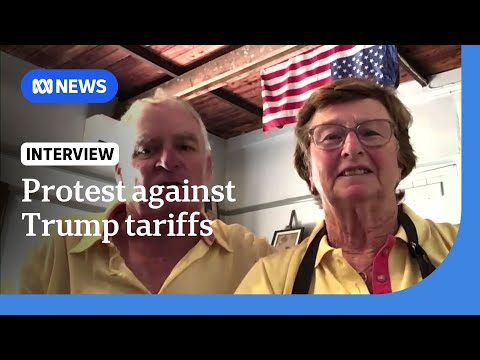 Rural NSW cafe takes stand against Trump's bullying, imposing 'tax' on US drinks | ABC NEWS Episode cover