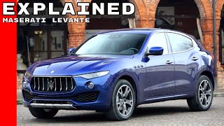 Maserati Levante Explained