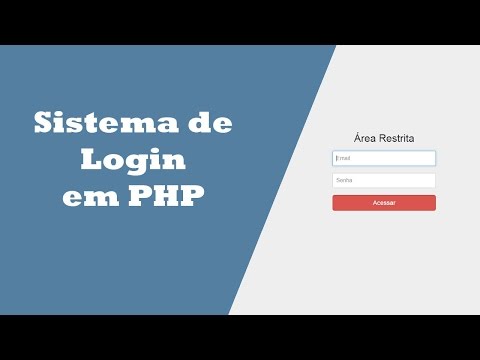 Como criar sistema de login em php