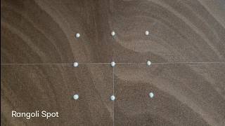 Stunning Kolam Design | Easy & Creative  New Design  ||  Rangoli Spot