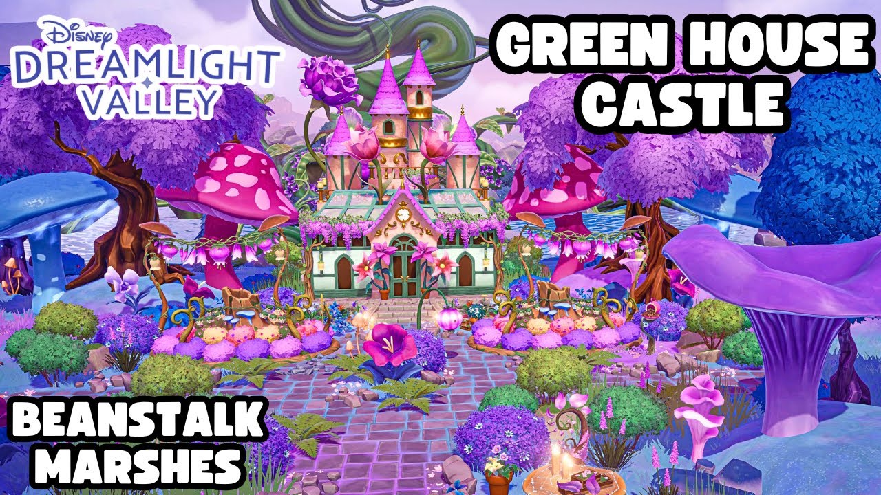 EASY GREENHOUSE CASTLE//FAIRYCORE BEANSTALK MARSHES//SWITCH