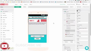 Thunkable Basic Tutorial how to add copy button in your thunkable app with aia