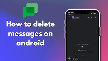 How to delete google chat messages on android 2024