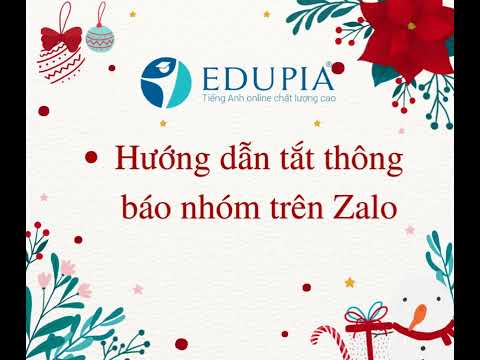 Video Hướng dẫn tắt thông báo trên group zalo - youtube