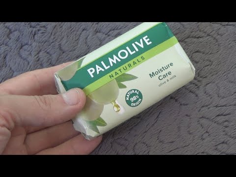 Palmolive Naturals Moisture Care Olive & Milk Soap 90 g Unboxing and Test