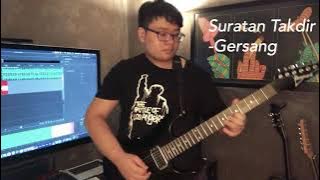 Gersang-Suratan Takdir Guitar Intro and Solo Cover