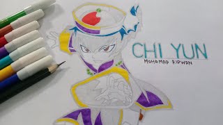 Coloring Chi Yun |Beyblade Metal Masters| @mohamadridwan1050