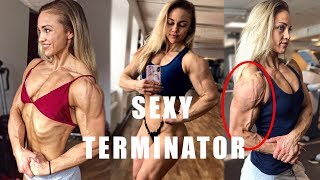 Young Sexy Blonde 💣💥 | Swedish TERMINATOR 💪 Angelica Enberg