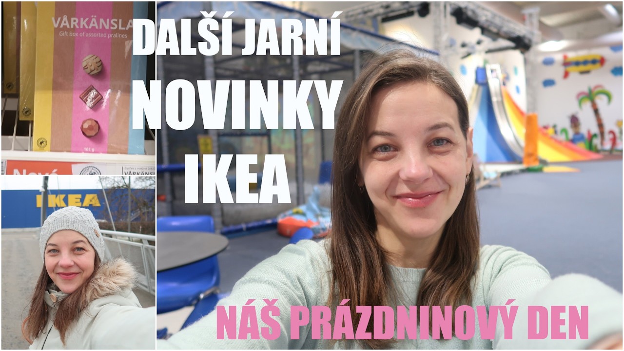 JARNÍ novinky IKEA 🌺 jdu pracovat do BONGA | vlog
