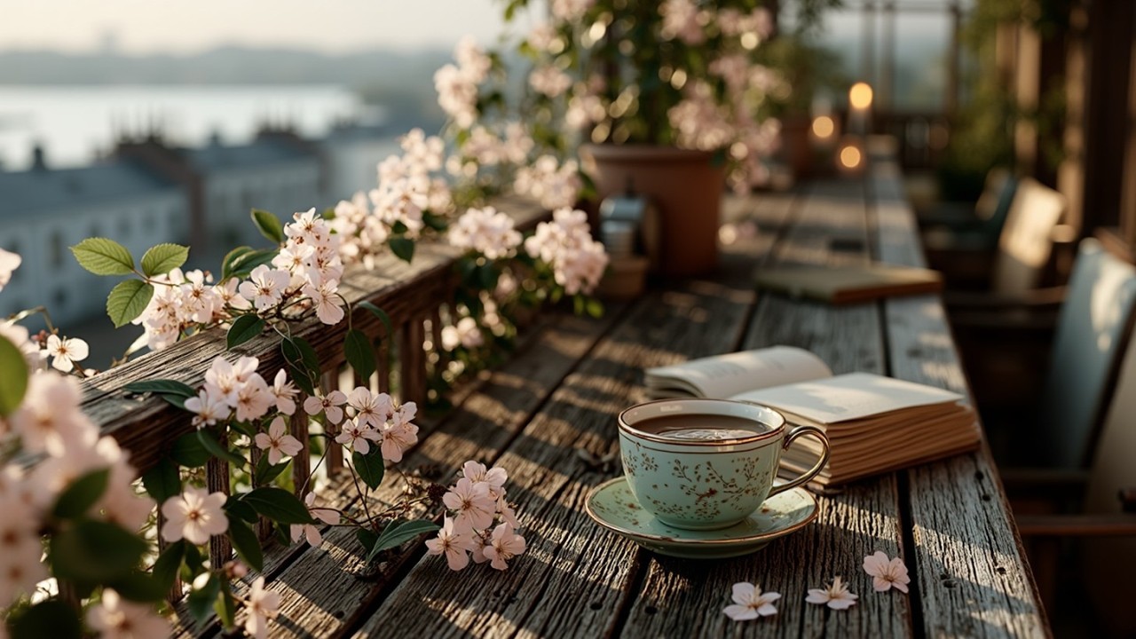 Уютное кафе Босса-нова Джаз ~ Спокойная атмосфера для учебы и отдыха