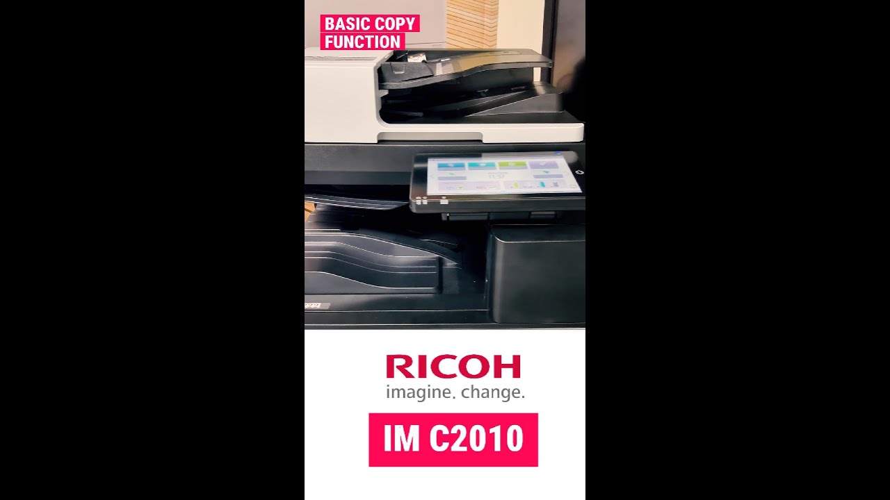 Ricoh IM C2010 | Basic Copy Functions Tutorial | Step-by-Step Guide
