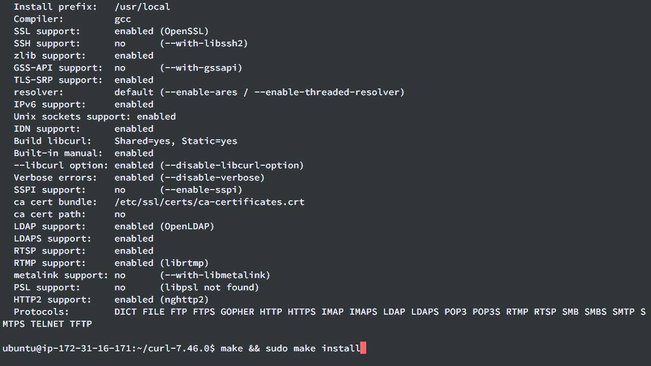 Curl openssl. Список команд в Curl -i. Список параметров Curl -i -н.