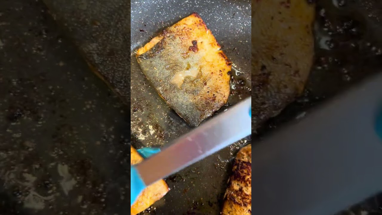 Salmón en salsa de hongos 