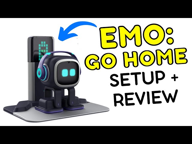 THE AMAZING EMO: GO HOME AI DESKTOP ROBOT! (COMPLETE SETUP & REVIEW) 