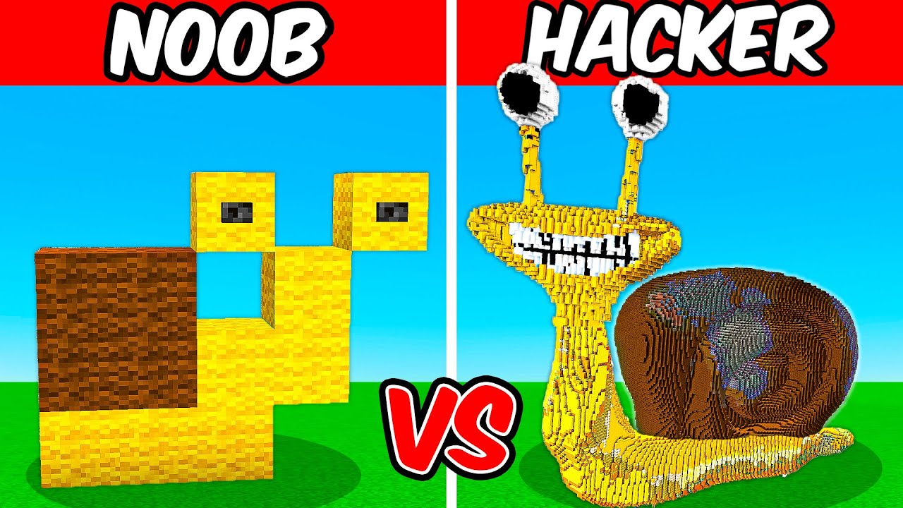 NOOB vs HACKER: SLOW SELINE BanBan Chapter 2 Build Challenge (Minecraft)