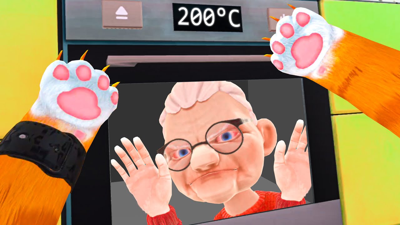 ❄️ WSADZIŁEM BABCIE DO PIEKARNIKA | I am a Cat VR |