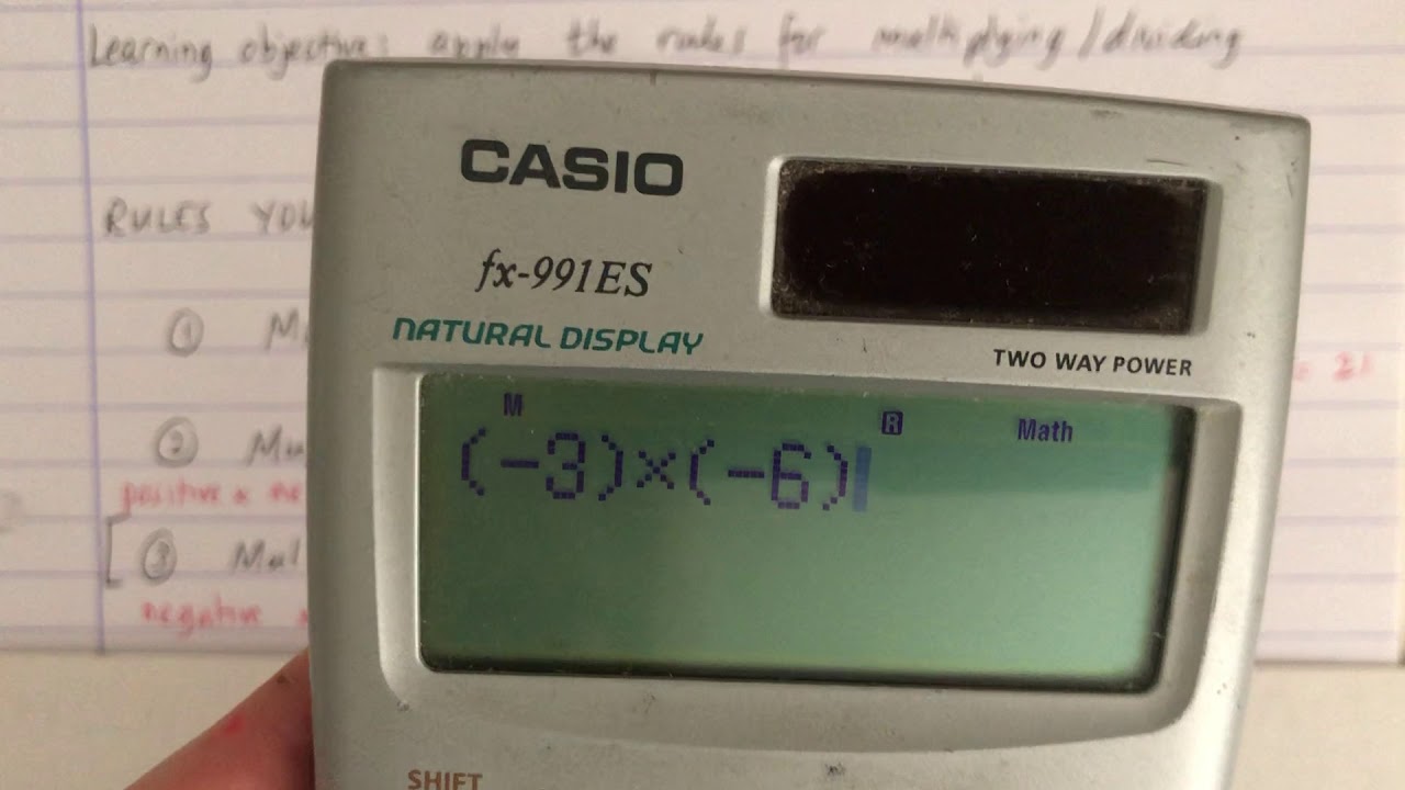 Year 7 Multiplying dividing Directed Numbers YouTube