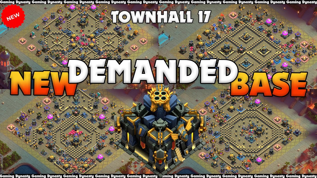Top 10 Best TH17 Bases for War, CWL & Trophy Pushing | Clash of Clans