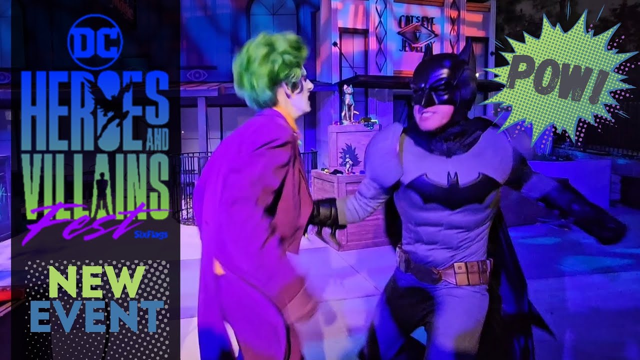 Фестиваль героев и злодеев DC | Волшебная гора | Полное мероприятие | Бэтмен против Джокера