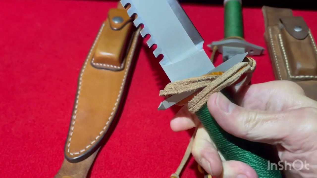 Daniele Mauro prototype, Greg Wall First Blood knives. Thanks everyone for watching, 🙏⚔️🇺🇸