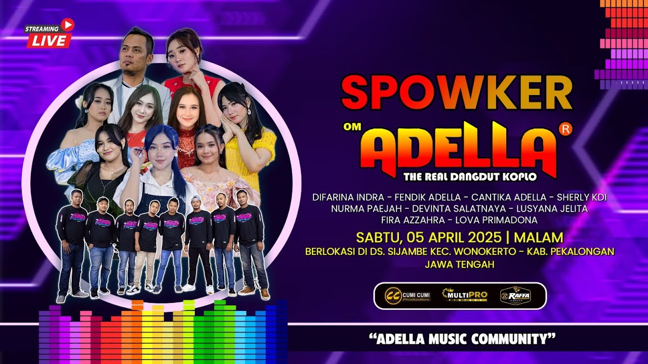 🔴LIVE STREAMING OM ADELLA SPOWKER COMMUNITY SIJAMBE PEKALONGAN