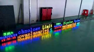 7 Color Scrolling Outdoor Programmable LED Sign 1R1G1B Wireless LED Scrolling Message Display Board screenshot 4