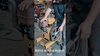 Pure Diesel Sound! Machine Startup by Woman Mechanic 🎧 #ASMRSounds #Diesel #Ainex07XT