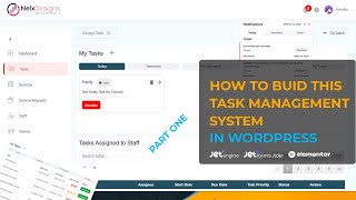 How to Build a Frontend Task Management System in WordPress (Part 1) — Complete Setup &amp; UI Design