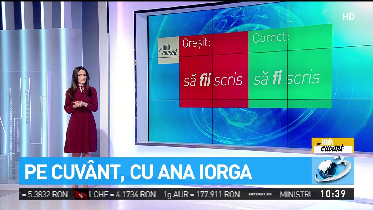 Ana Iorga a explicat când scriem cu un ''i''şi cu doi ''i'' verbul ''a fi'' dexmedetomidine