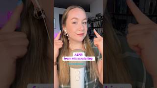 Take a moment to listen and breathe! #asmr #micscratching