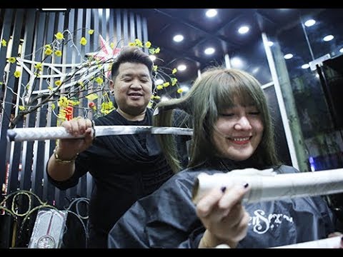 tiệm cắt tóc nam ở đà nẵng  Update  Cắt tóc bằng Kiếm ở Đà Nẵng