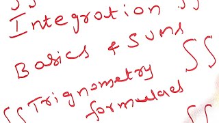 Karnataka Diploma Engineering mathematics 2 #diploma #engg maths -2#Integration Basics and sums