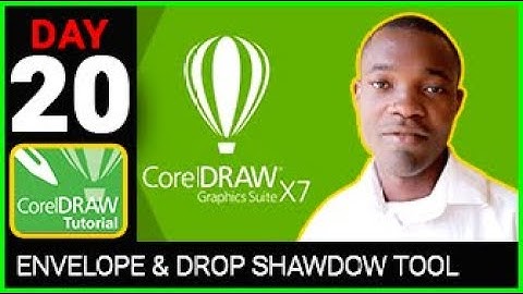 CorelDRAW X7 Tutorial For Beginners  (DAY 20)  ENVELOP,DROP SHADOW  Tool