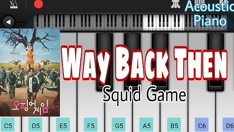 Squid game Red light Green light Piano Tutorial with Notes #piano #pianotutorial