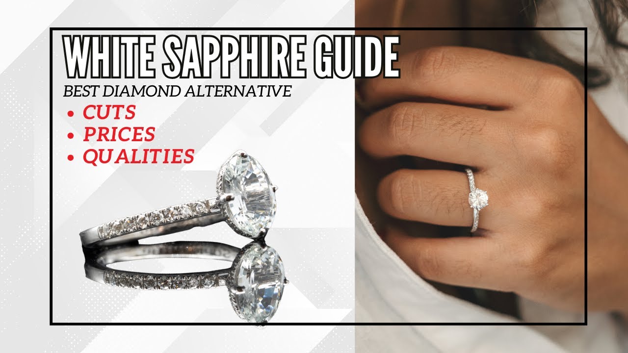 Lab-Created White Sapphire Three Stone Ring in 10K White Gold | Zales Outlet