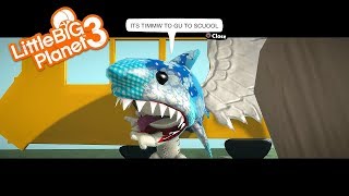 LittleBigPlanet 3 - The magic school bus in a hijack