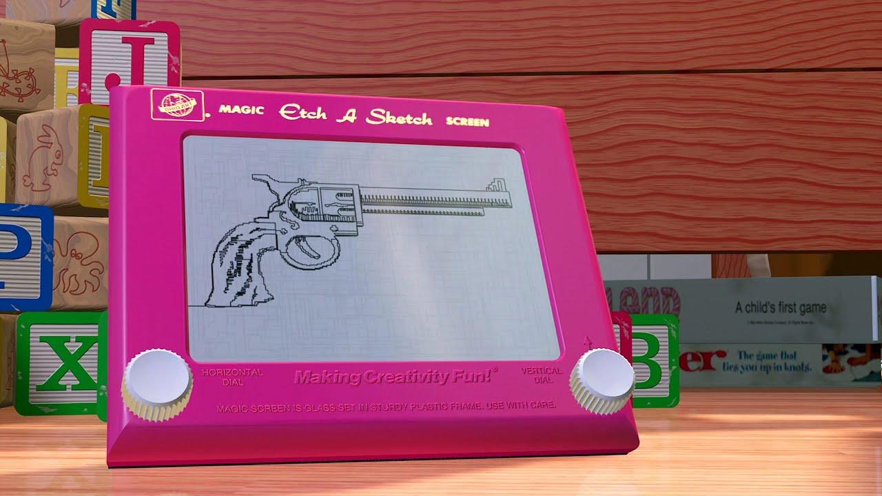 Toy Story 1 & 2 - Etch-a-Sketch's draws (some of my favorites)