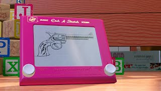 Toy Story 1 & 2 - Etch-A-Sketchs Draws Some Of My Favorites