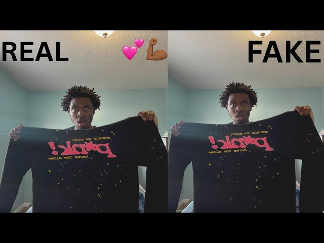 WAYS TO TELL IF YOUR SP5DER P*NK HOODIE “BLACK” IS FAKE (YOUNG