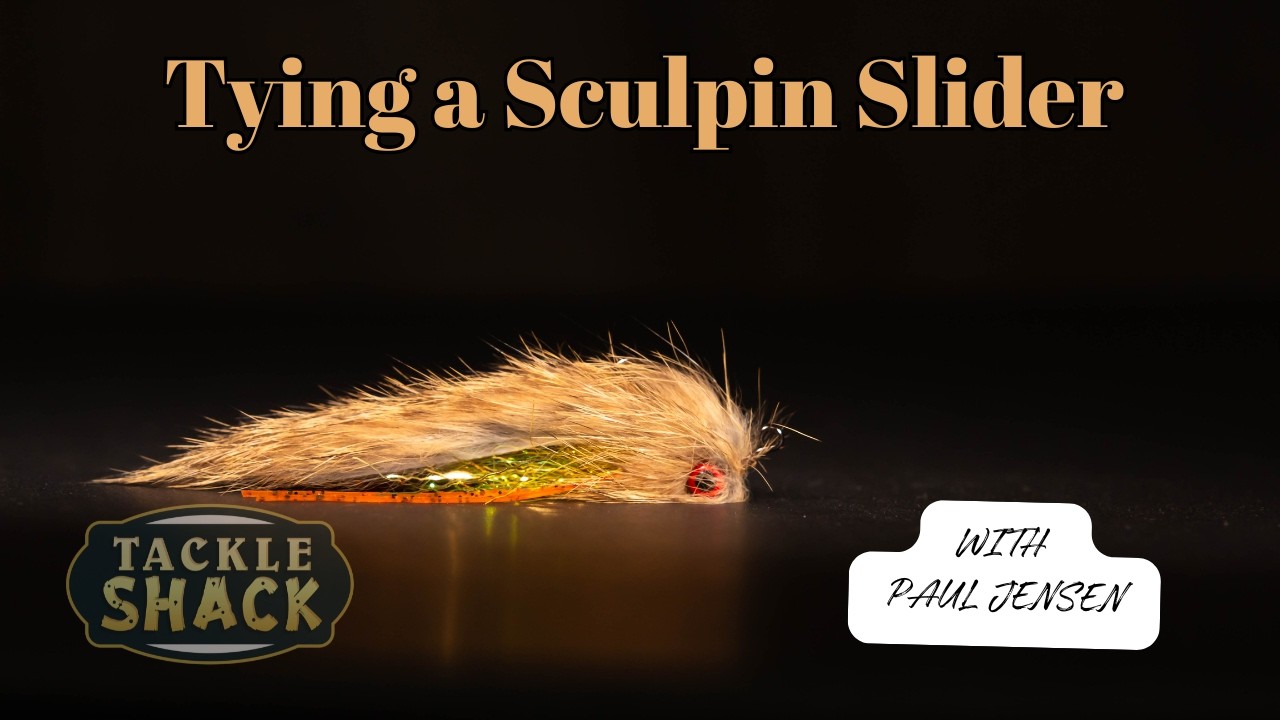 Вязание стримера Sculpin Slider — обучающее видео по вязанию мушек от Tackle Shack.
