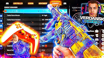 New BEST WARZONE VERDANSK SETTINGS! (Movement, Aim, Audio + Controller Settings)