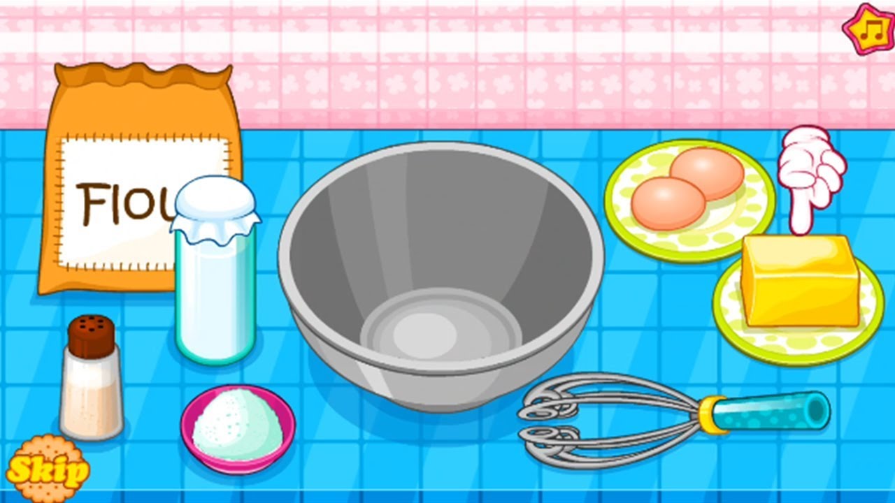 Children's games and games - Girls' cake cooking games - Fun Cooking Games  - Girls Games - YouTube