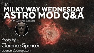LIVE | Astrophotography Modified Camera Q&A with Clarence Spencer | Milky Way Wednesday
Tonight on Milky Way Wednesday I am joined by SpencersCamera.com Clarence Spencer to answer all your pending questions about Astro-modded Cameras! This winter we all have been challenged to capture a Winter Milky Way Panorama and one of the most critical steps to a successful one is using an Astro-modded camera. Thanks to Clarences business SpencersCamera.com we all have an affordable way to get that camera to use this winter!
In between questions from the audience, Clarence is also going to show us how he edits his astro-modded images to give you a head-start once you capture your own astro-modded Milky Way image!
Join Clarence and I LIVE at 7pm Mountain Time!
CHAPTERS
**Added After Live Stream**
#MilkyWayPhotography #Astromodification #QA
MILKYWAYPHOTOGRAPHERSGUILD.COM: http://bit.ly/3cCls8G
MilkyWayPhotographers.com: http://bit.ly/2HDEmzd
Thanks for watching and see you next time!
**************************************************************
Do you enjoy Photography Podcasts?
Check out our Podcast where we talk more in detail about what went well and what could have gone better in each of our adventures : https://goo.gl/6T4oJG
**************************************************************
If you are curious, below is a list of the gear I use.
https://photogadventures.com/recommen...
Thank you for the support! LIVE | Astrophotography Modified Camera Q&A with Clarence Spencer | Milky Way Wednesday