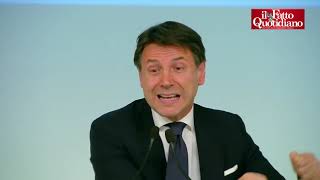 L'inviato de "Le Iene" attacca Conte in conferenza stampa. Lui: "Mi diffama, è fuori di testa"