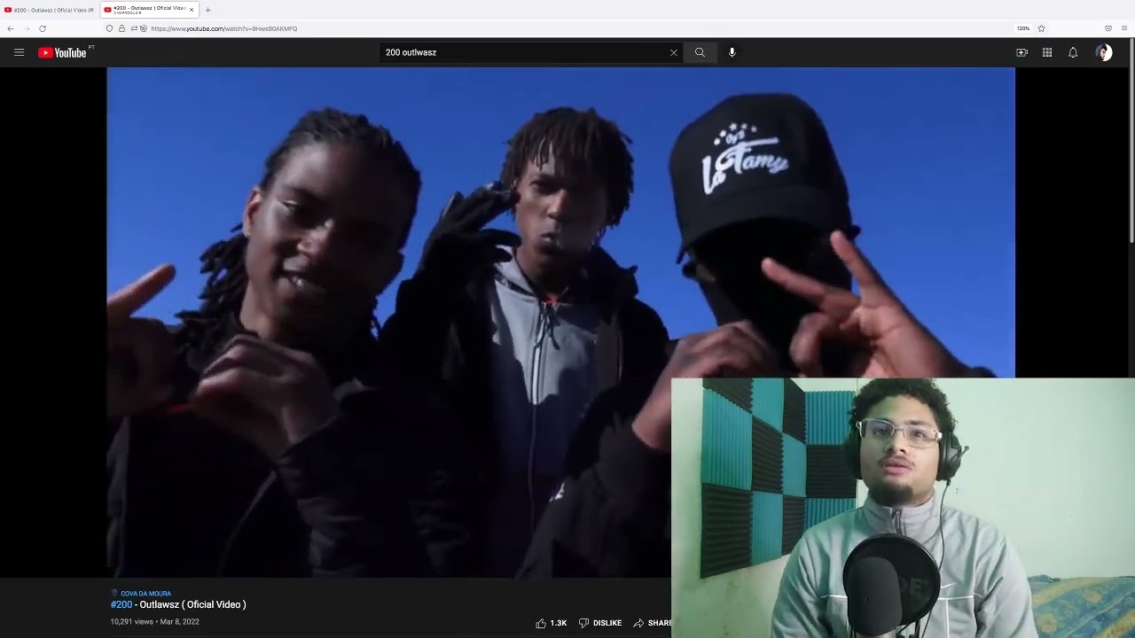 #200 - Outlawsz ( Oficial Video ) - REACT!!!