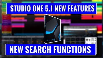 Studio One 5.1 New Features - New Search Functions -- OBEDIA.com Studio One Live Training & Support